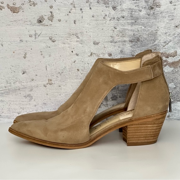 SOLE / SOCIETY Lanette Pointy Toed Booties - Tan - Picture 7 of 7